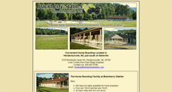 Desktop Screenshot of blackberrystables.com